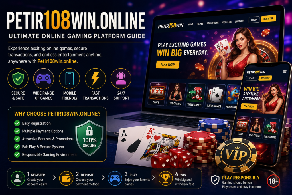Petir108win.online – The Ultimate Guide to Online Gaming and Winning Strategies